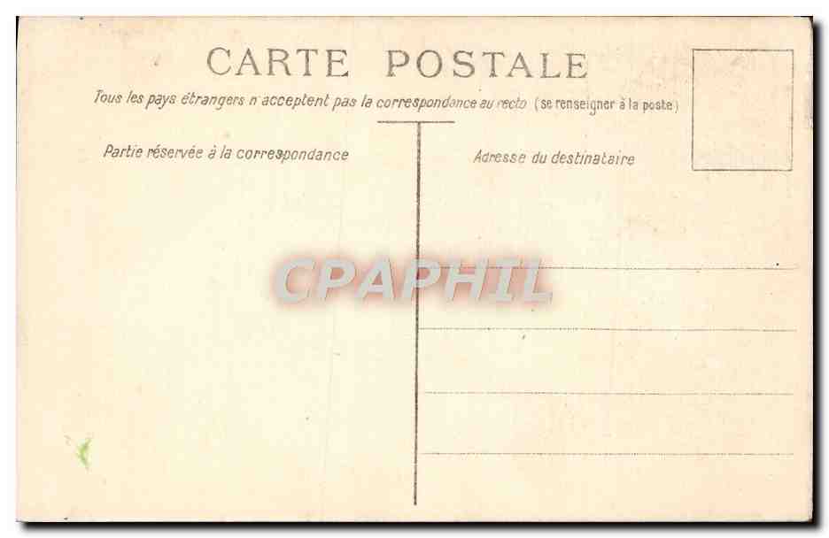 CPA Fantaisie Femme  — Rückseite