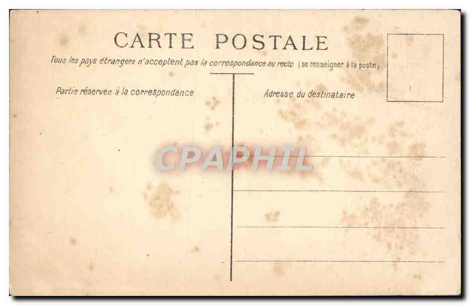 CPA Fantaisie Femme  — Rückseite