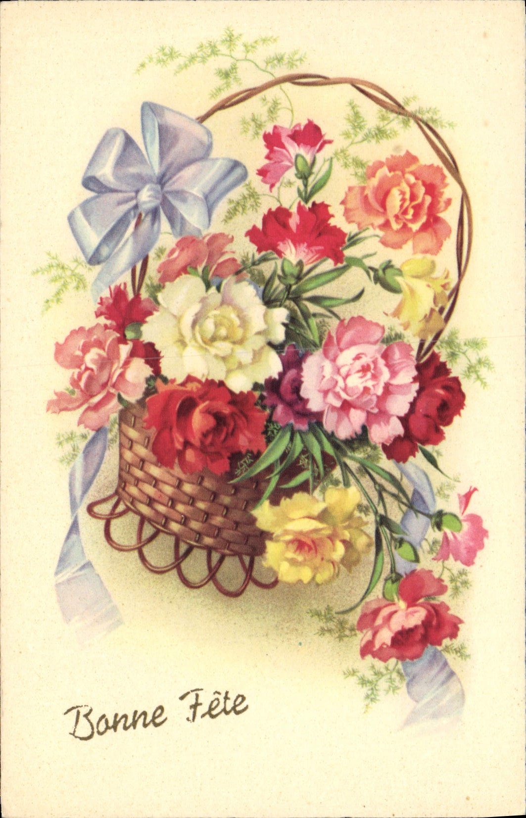CPA Fantaisie Fleurs