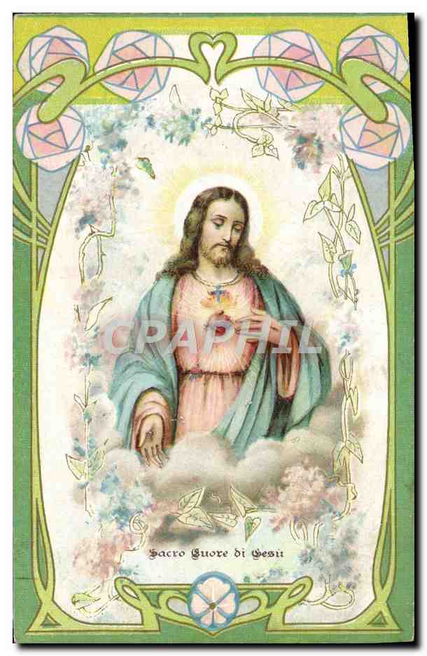CPA Fantaisie Christ Jesus 