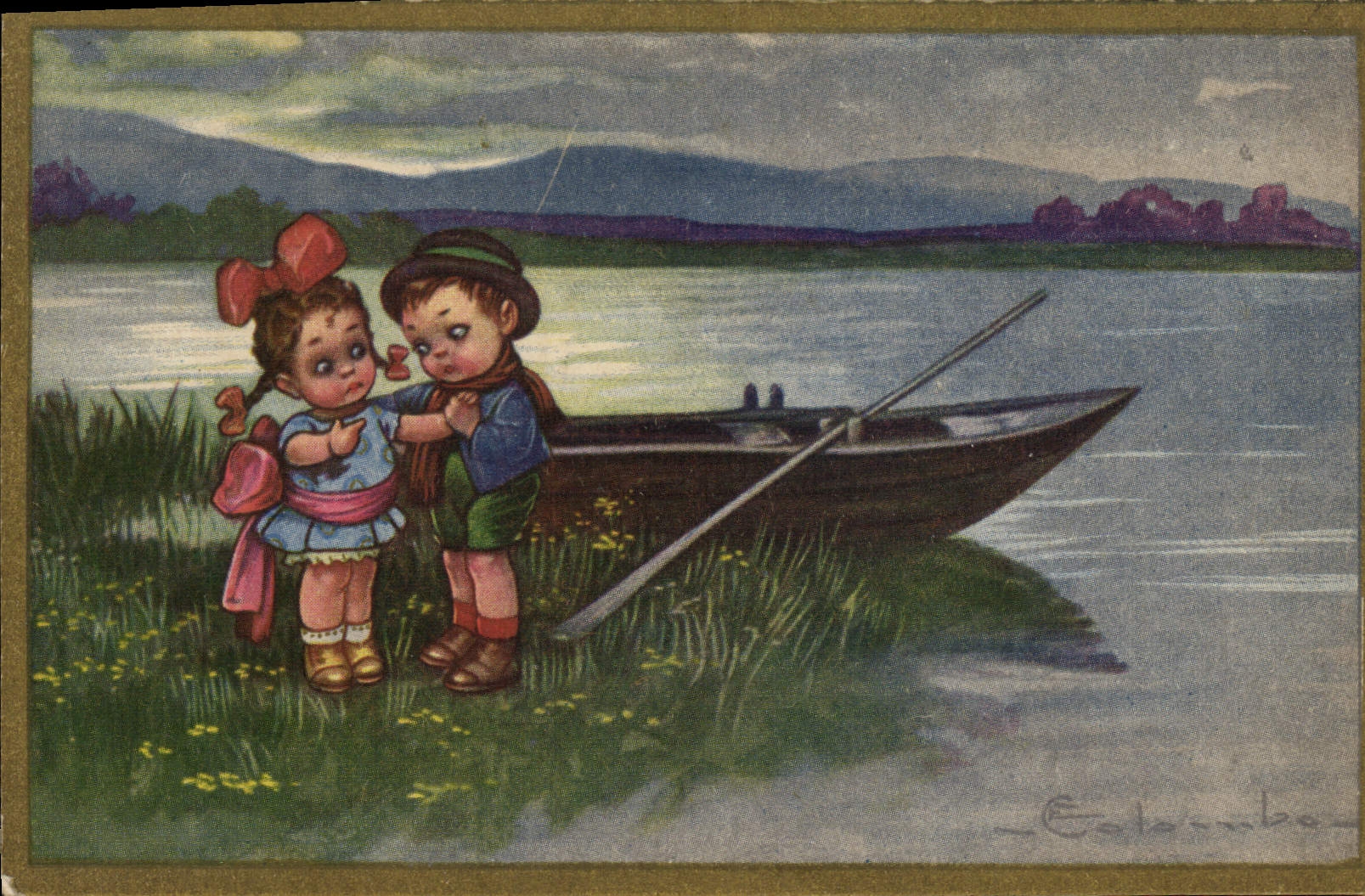 CPA Fantaisie Enfants