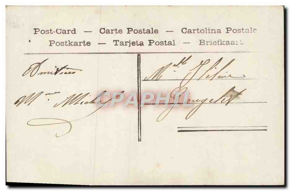 CPA Fantaisie Enfant Poupee — Verso