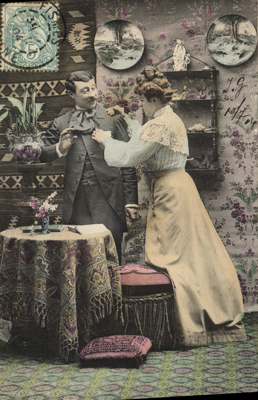 CPA Fantaisie Femme 