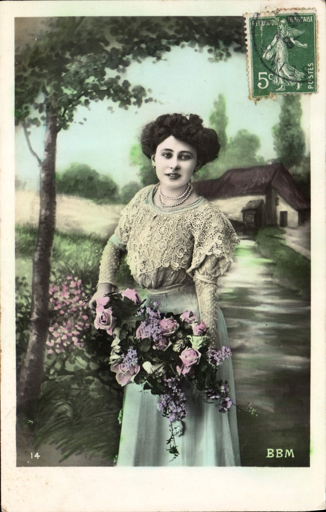 CPA Fantaisie Femme 