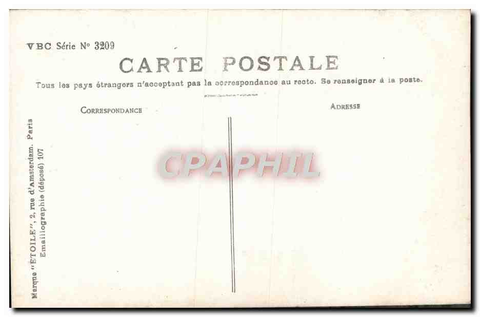 CPA Fantaisie Femme Enfant — Rückseite