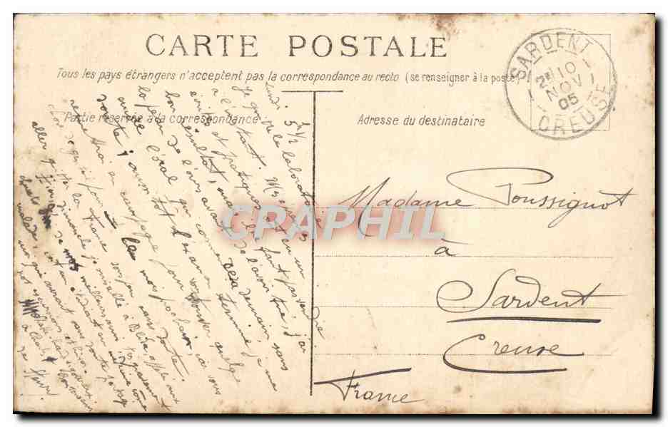 CPA Fantaisie Enfant — Rückseite