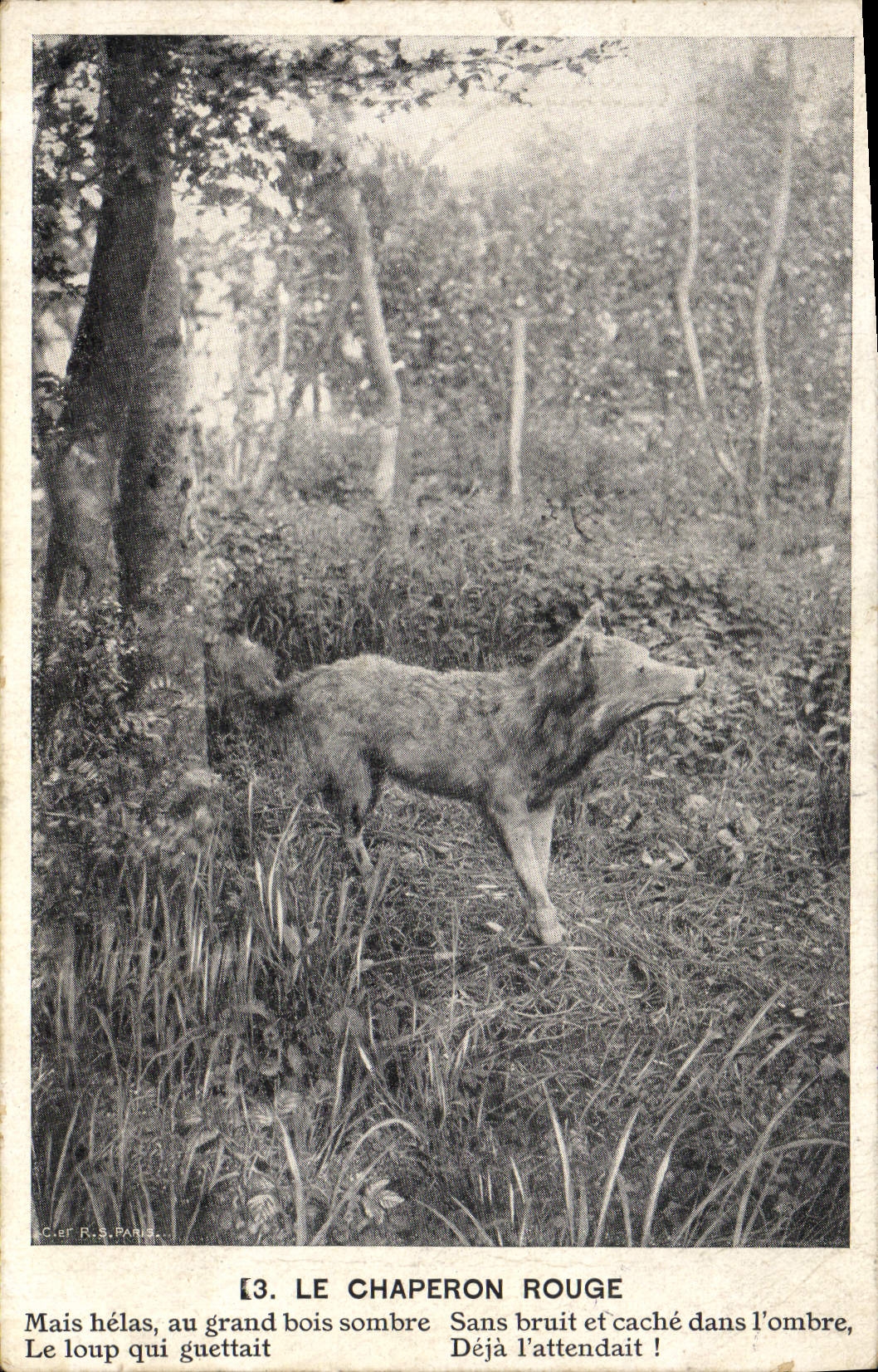 CPA Fantaisie Enfant Le Chaperon rouge