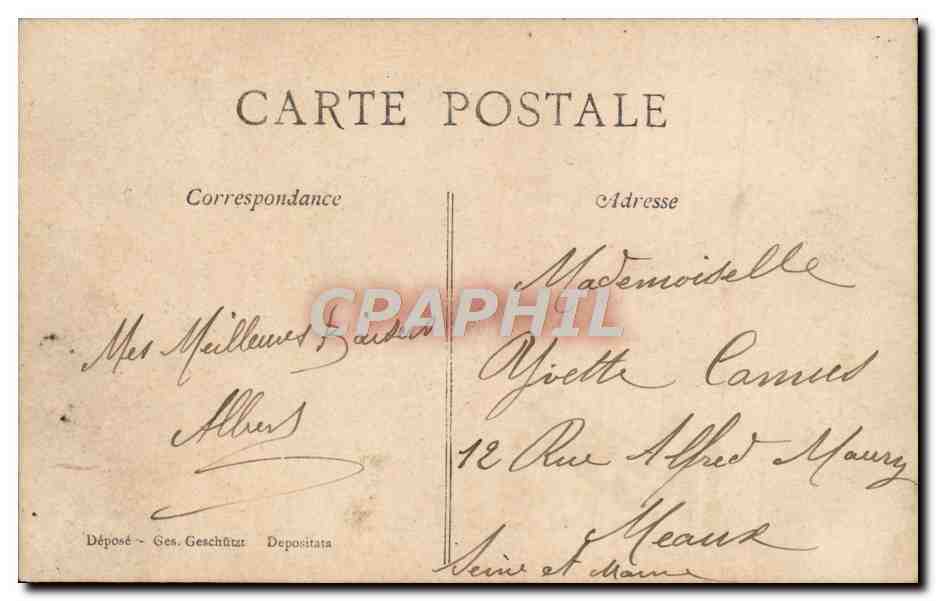 Hirondelle au vol gracieux — A mes amis, porte mes vœux — éditeur A&S, n°352 — Reverso