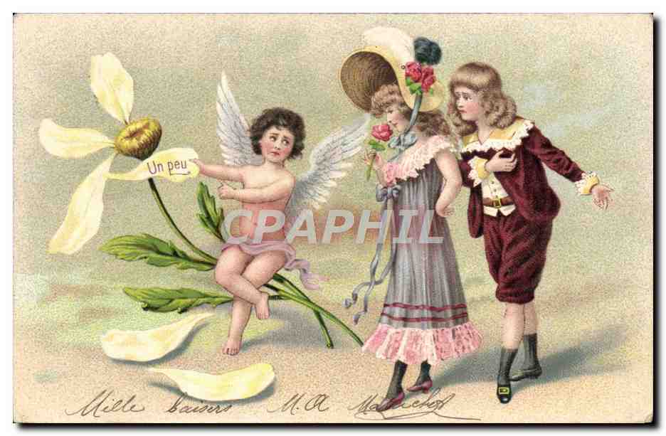 CPA Fantaisie Enfants Ange