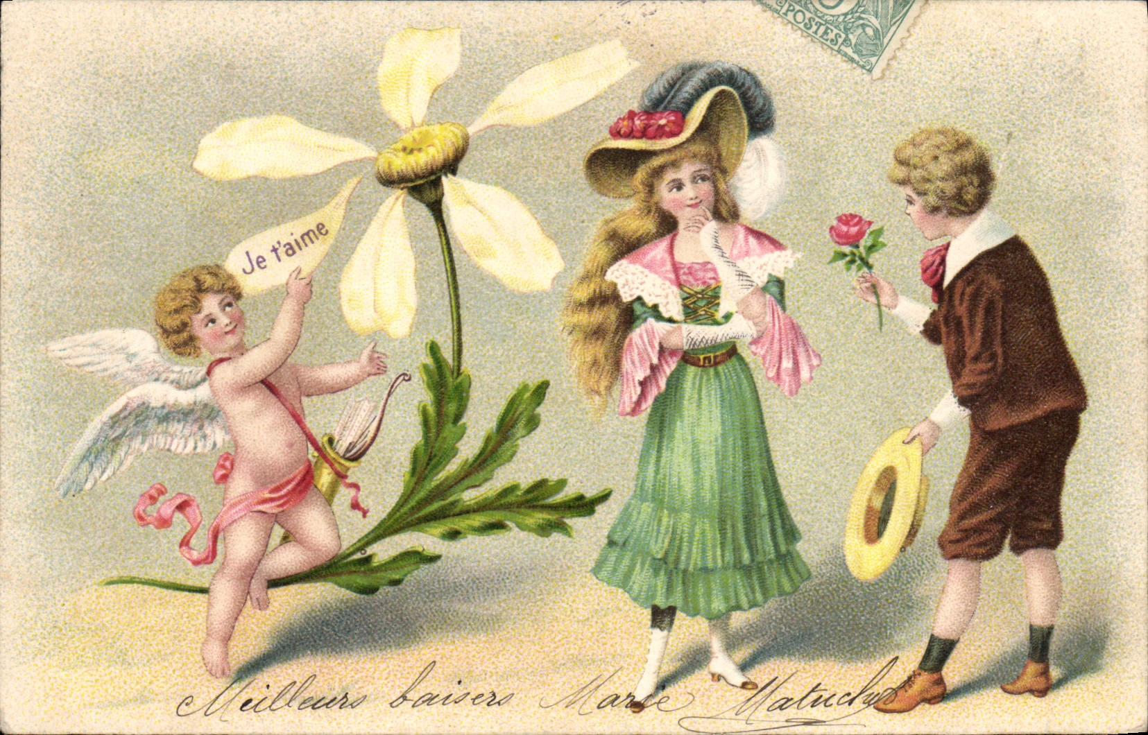 CPA Fantaisie Enfants Ange