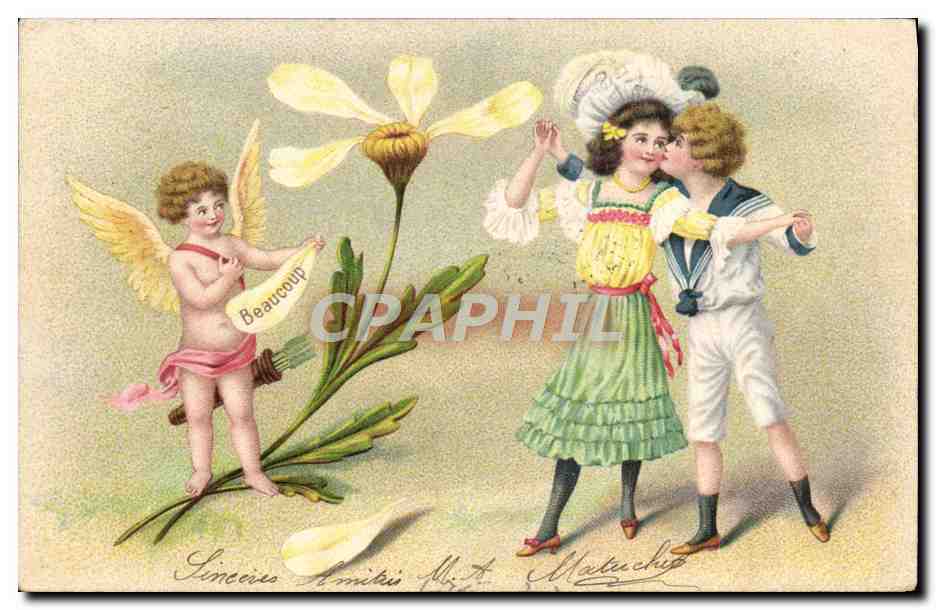 CPA Fantaisie Enfants Ange