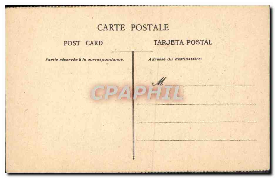 CPA Fantaisie Enfant Alsace Le jardin de Lisbeth — Verso