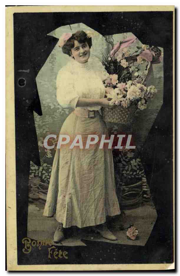 CPA Fantaisie Femme