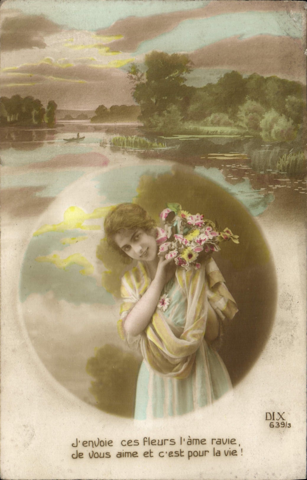 CPA Fantaisie Femme