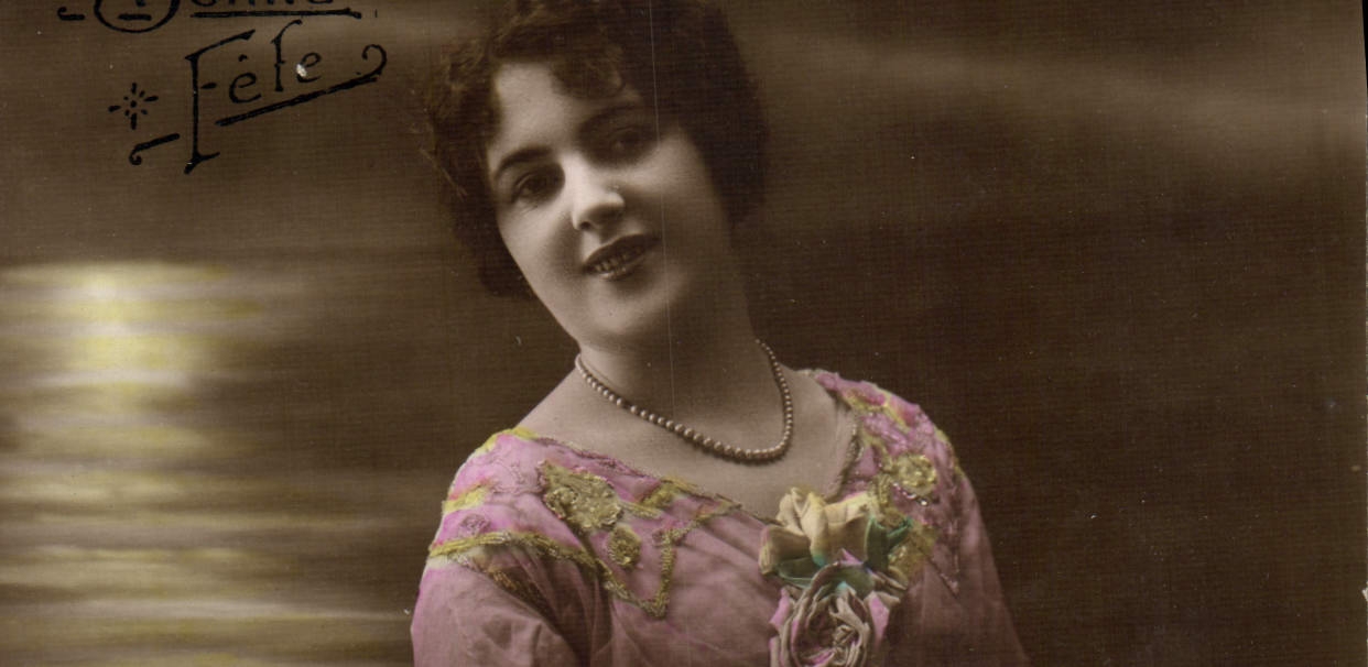 CPA Fantaisie Femme