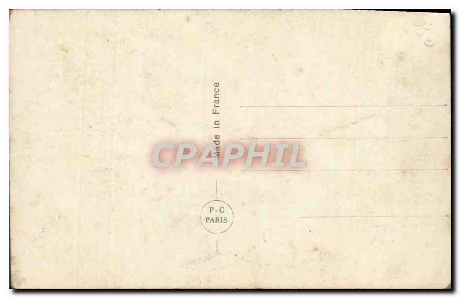 Fille tenant un bouquet — studio P-C Paris — série 1901 — Verso
