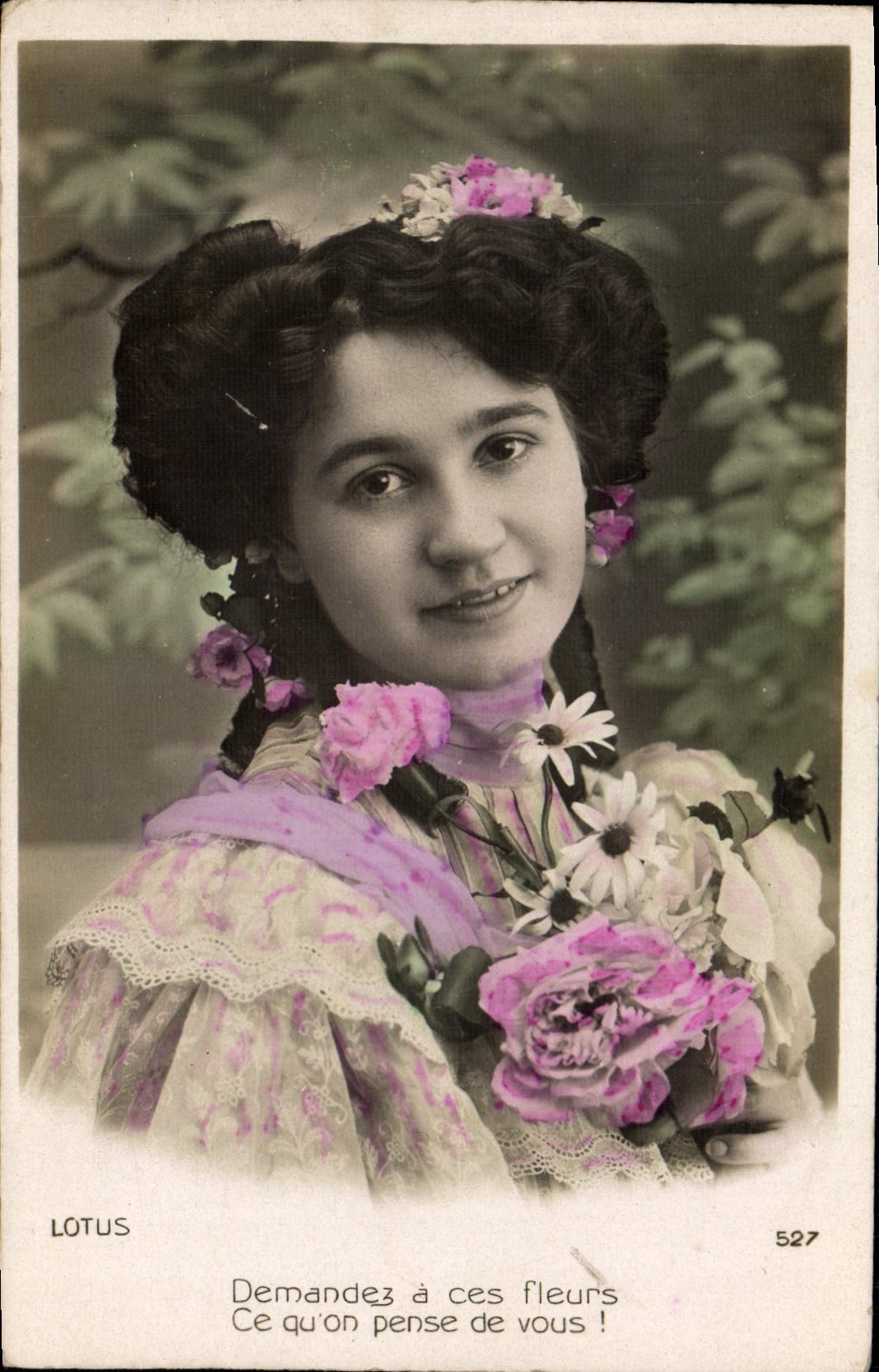 CPA Fantaisie Femme