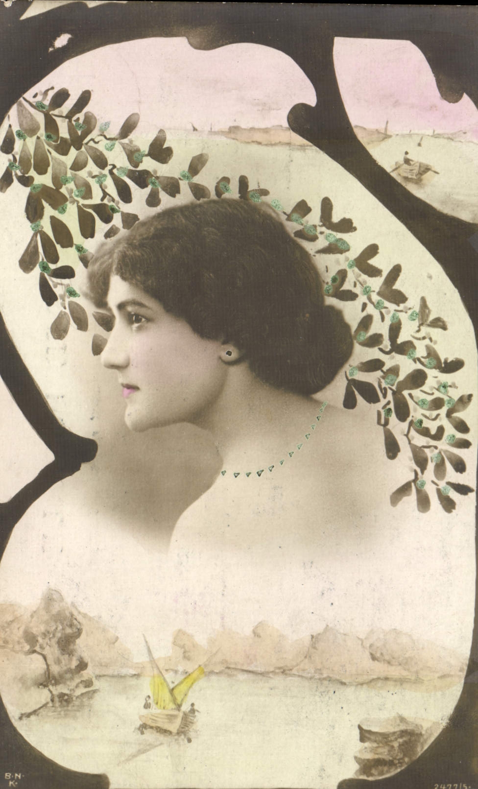 CPA Fantaisie Femme 