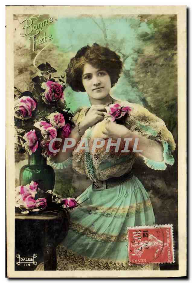 CPA Fantaisie Femme 