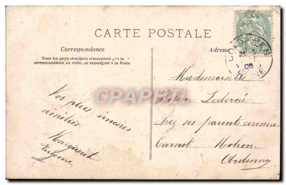 CPA Fantaisie Enfant — Rückseite