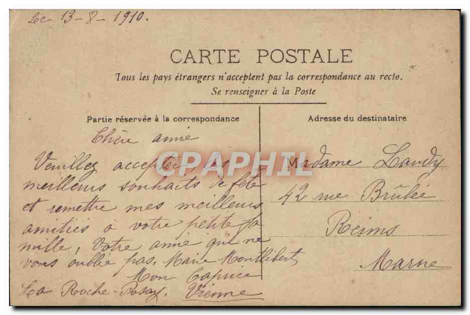 Femme tenant un panier de fleurs — éditeur Ouvrilly, n° 4204 — Reverso