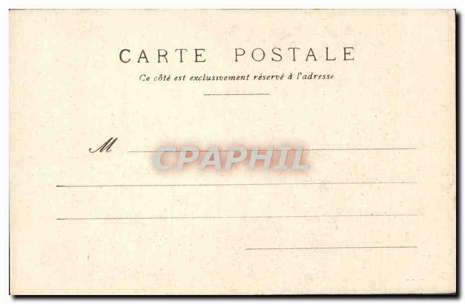 CPA Fantaisie Enfant Le depart du petit savoyard — Verso
