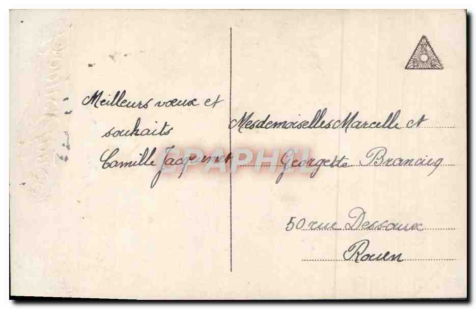 CPA Fantaisie Enfants Luge — Rückseite