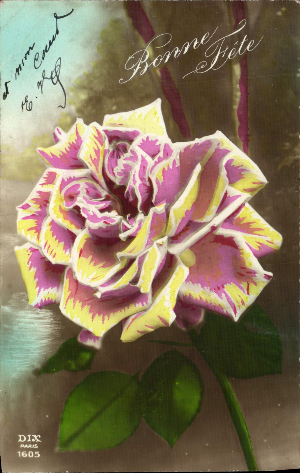 CPA Fantaisie Fleurs 