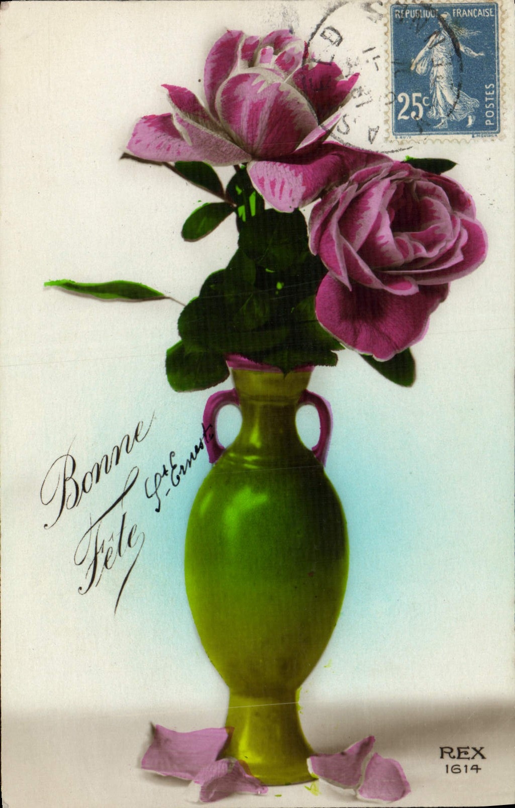 CPA Fantaisie Fleurs