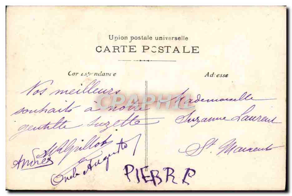 CPA Fantaisie Enfant — Rückseite