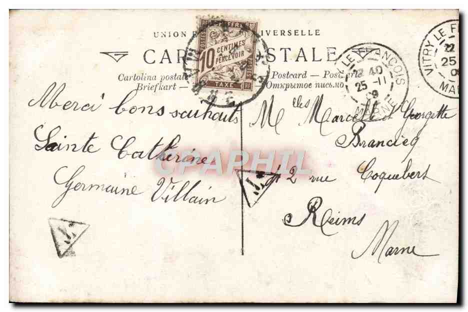 CPA Fantaisie Enfant — Verso