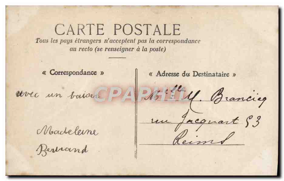 CPA Fantaisie Enfant — Verso