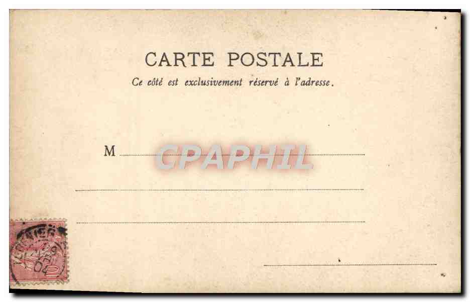 CPA Fantaisie Femme ours blanc  — Verso