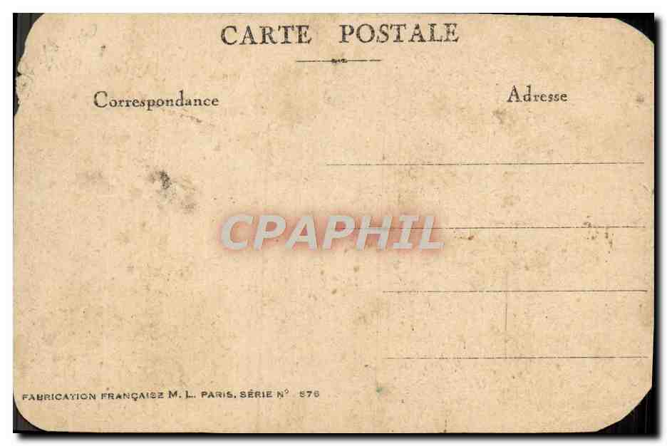 CPA Fantaisie Humour Certificat de reforme Militaria — Verso
