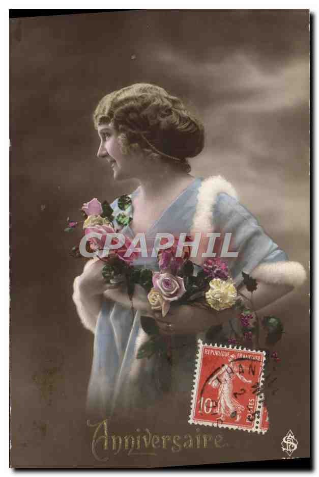 CPA Fantaisie Femme