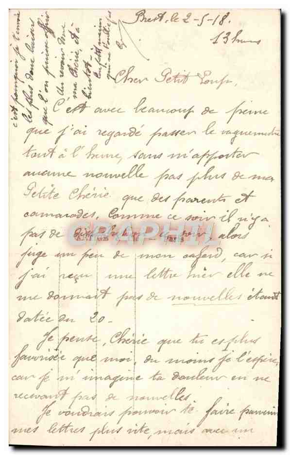 CPA Fantaisie Femme Marin Ancre de mer — Back