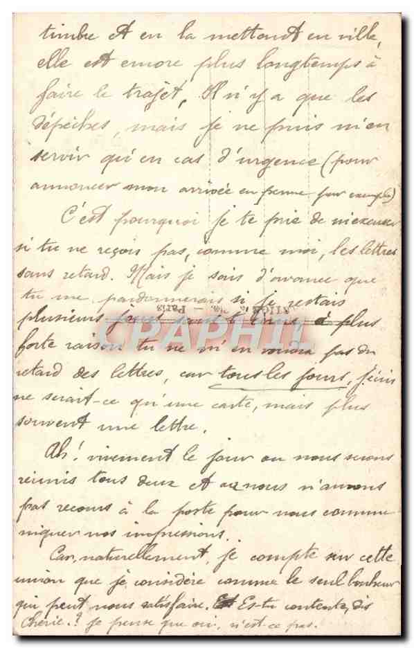 CPA Fantaisie Femme Marin Ancre de mer — Rückseite