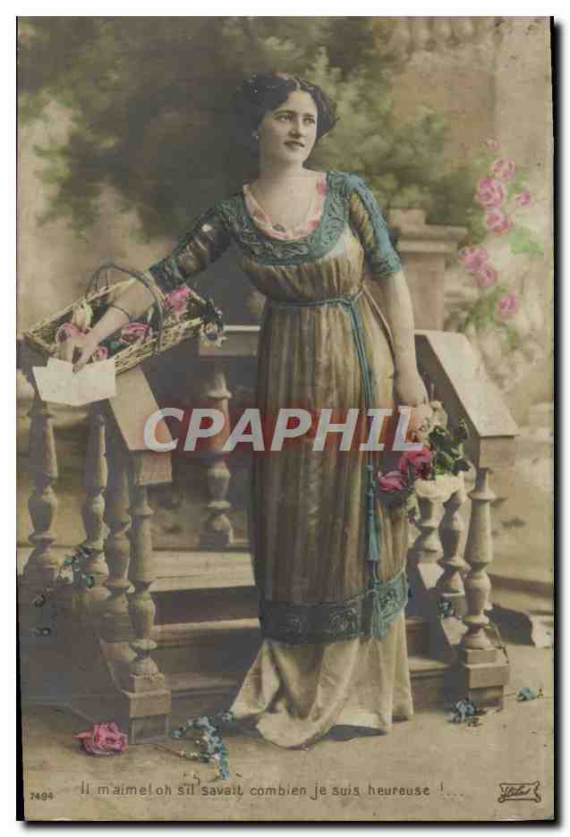 CPA Fantaisie Femme 