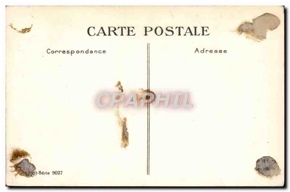 CPA Fantaisie Bonne annee — Verso