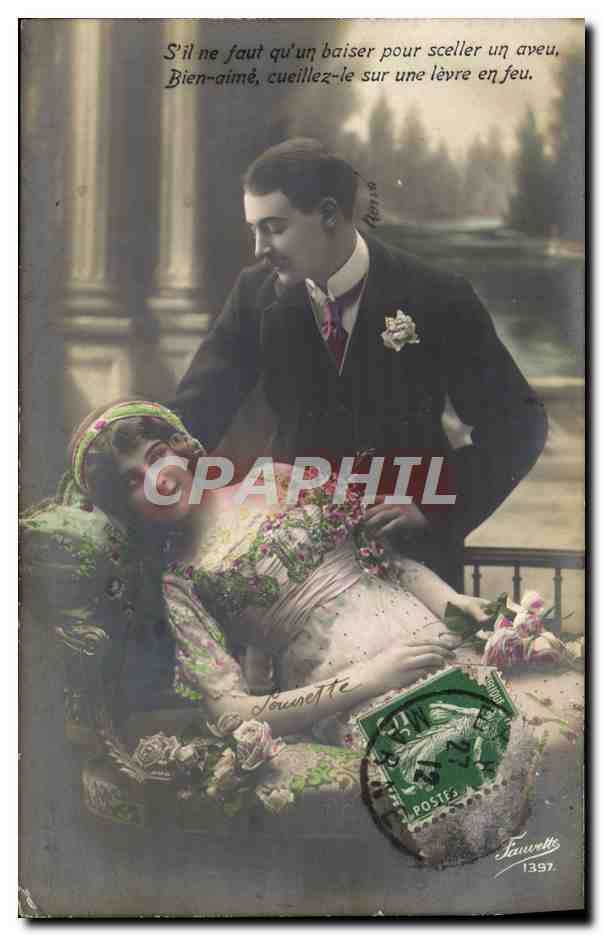 CPA Fantaisie Femme