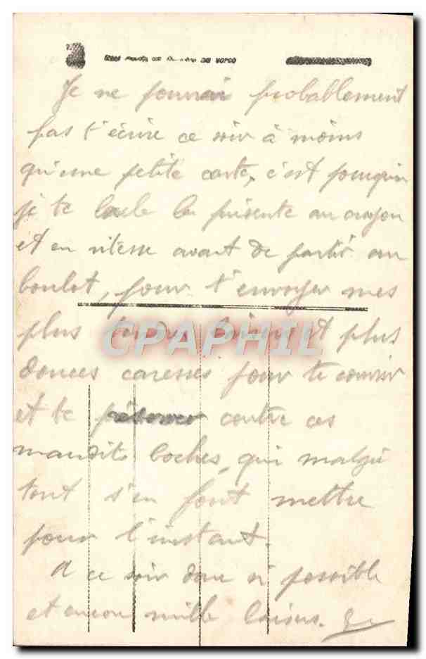 CPA Fantaisie Femme Marin — Rückseite