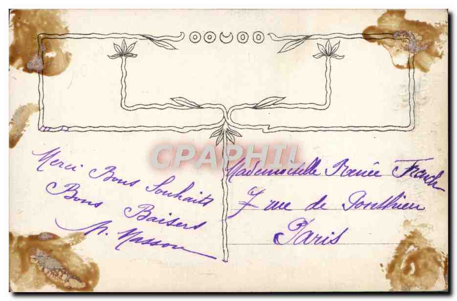 CPA Fantaisie Enfant — Rückseite