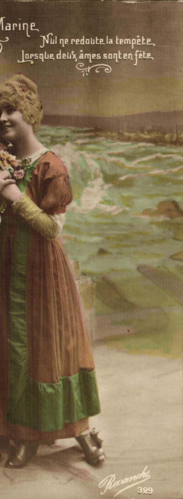 CPA Fantaisie Femme marin
