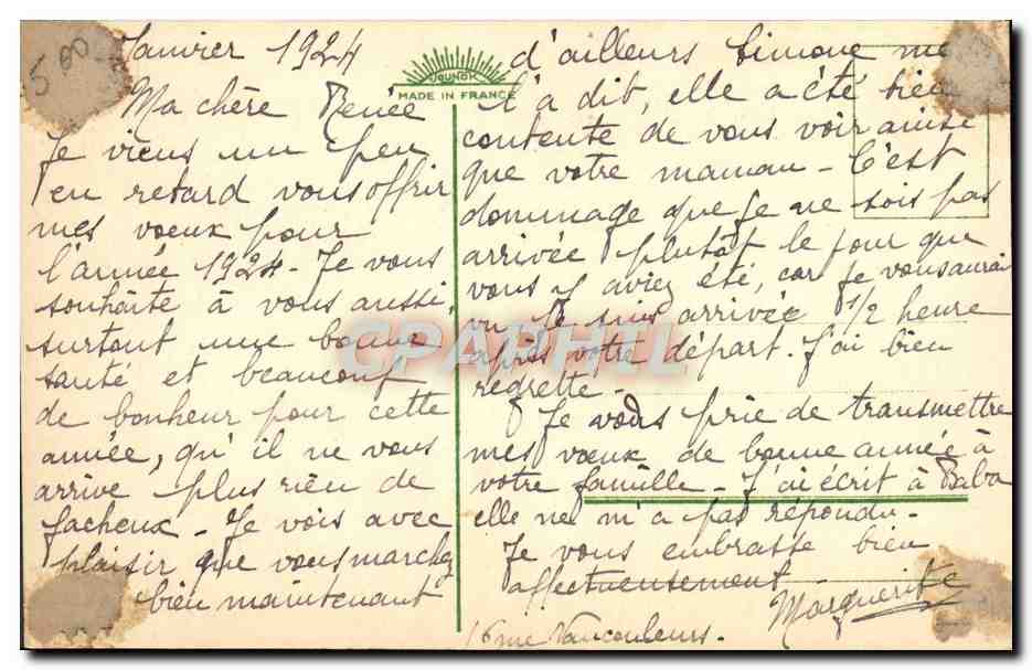 CPA Fantaisie Enfant Chien Chat chaton  — Back