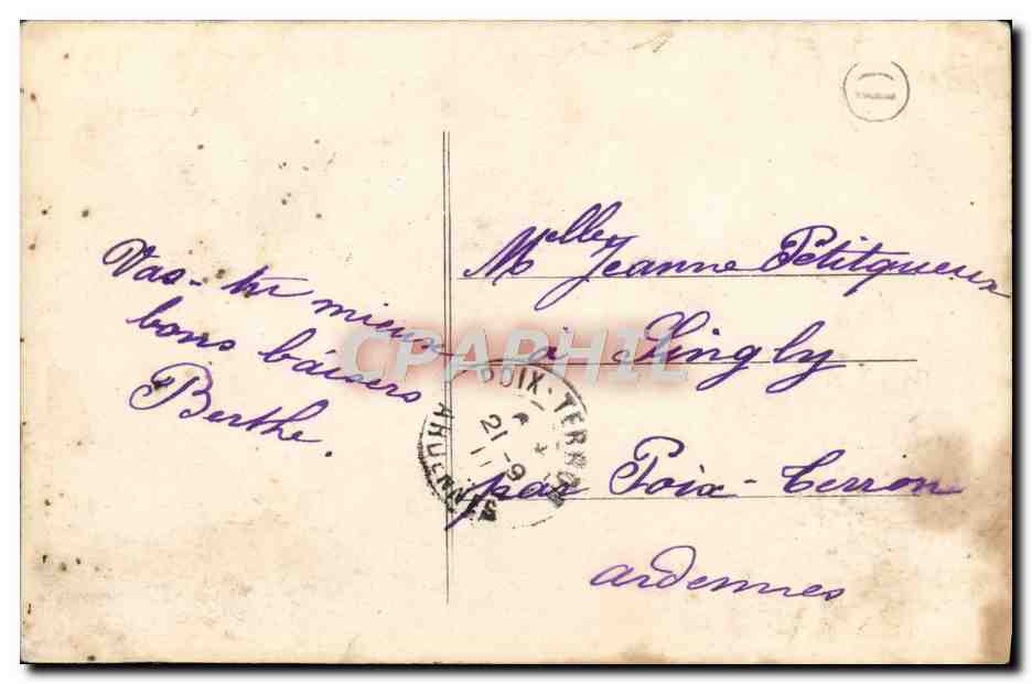 CPA Fantaisie Enfants — Rückseite