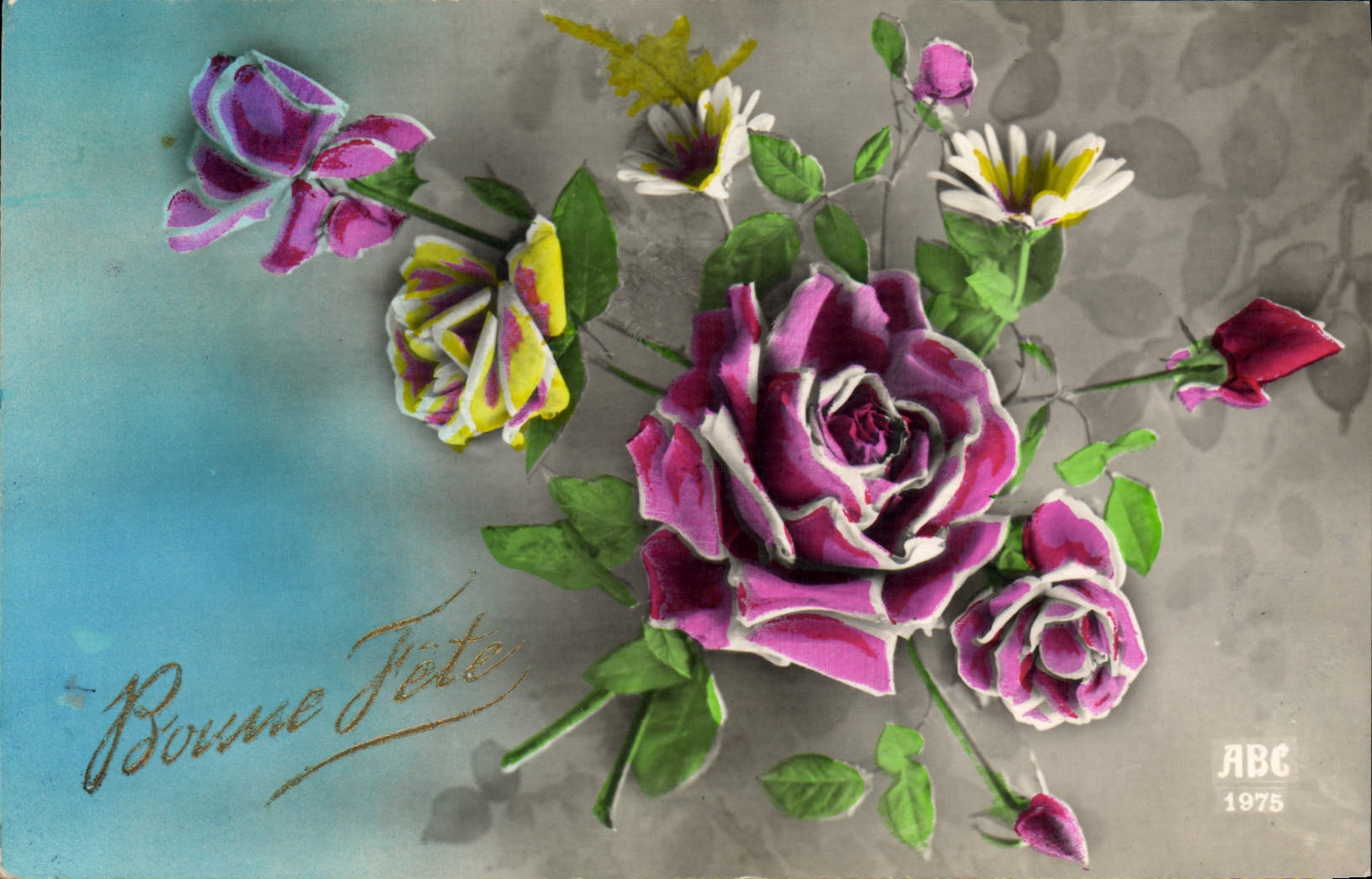 CPA Fantaisie Fleurs 
