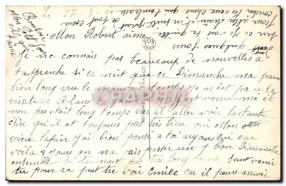 CPA Fantaisie Femme Soldat Militaria  — Verso