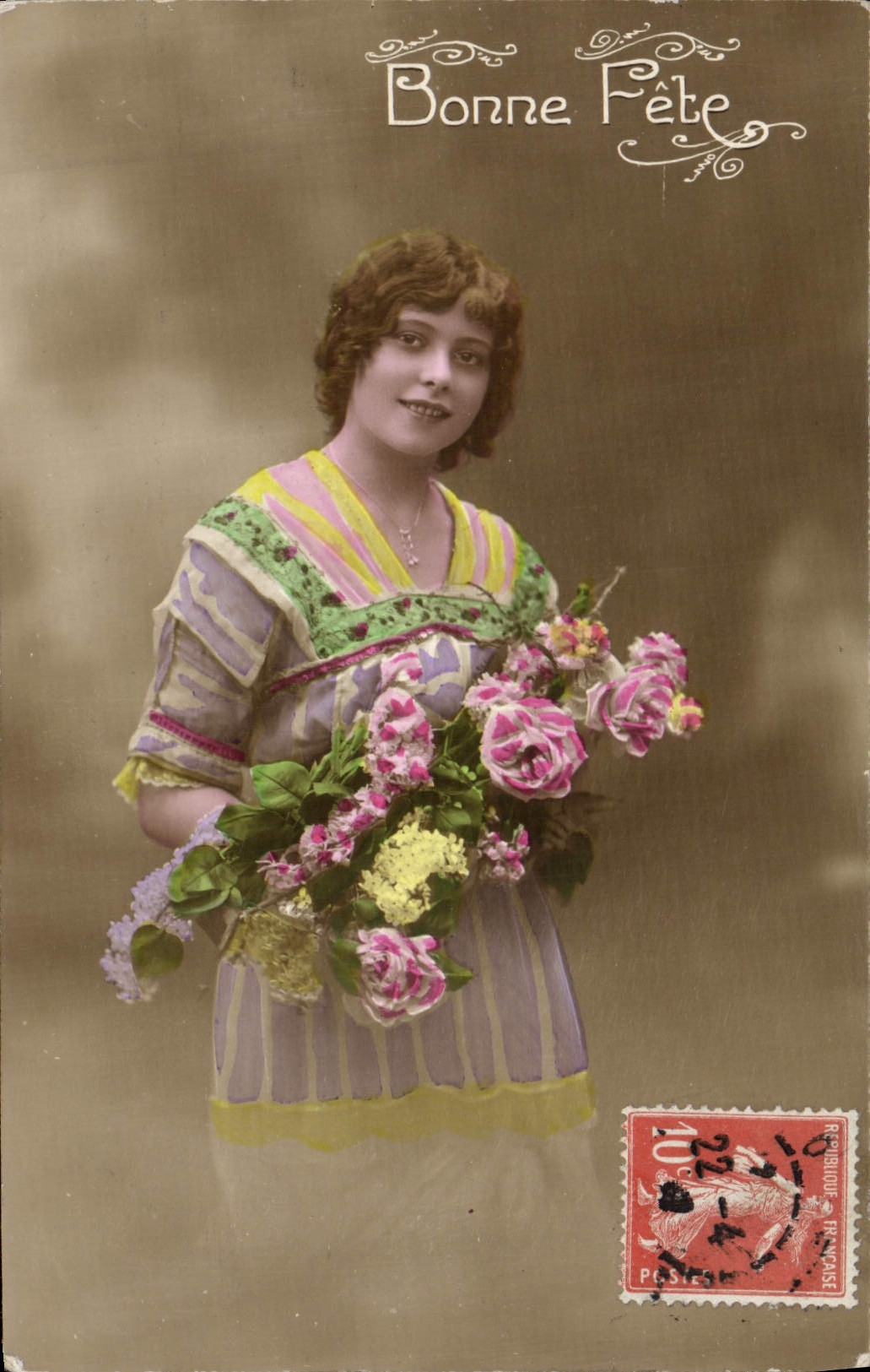 CPA Fantaisie Femme 