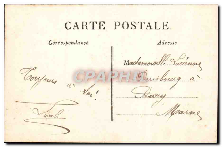 CPA Fantaisie Femme Le baiser d'amour — Rückseite