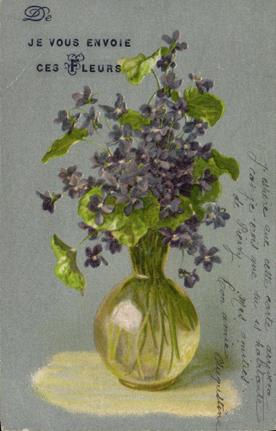 CPA Fantaisie Fleurs